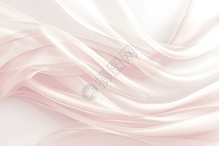 粉色柔软的丝绸布料图片