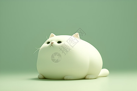 萌萌胖胖的猫咪图片