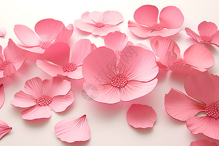 美丽的粉色花瓣图片