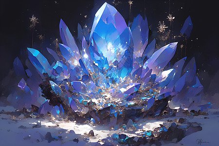 大型蓝晶石图片