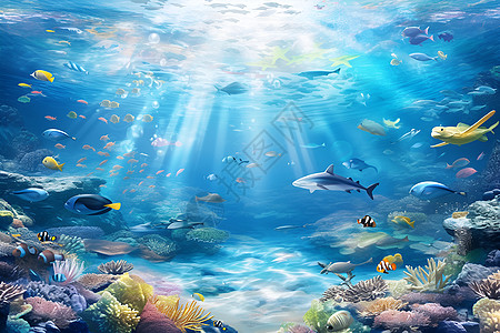 海底奇幻世界图片