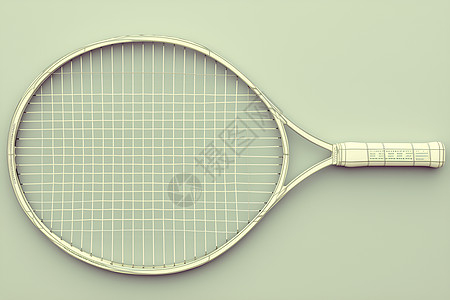 一个网球拍图片