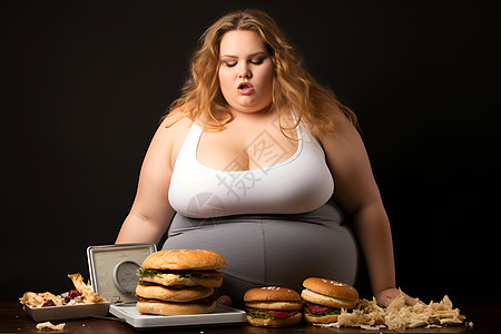 肥胖的女性图片