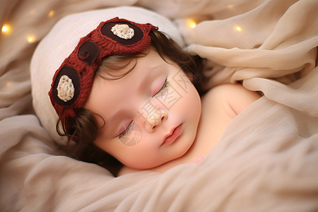 睡梦中的小宝宝图片