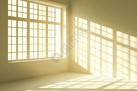 光线透过窗户图片