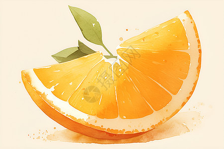 多汁的水果橙子背景图片