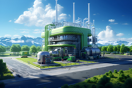 绿色氢能化工厂图片