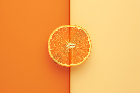新鲜可口的橙汁背景图片