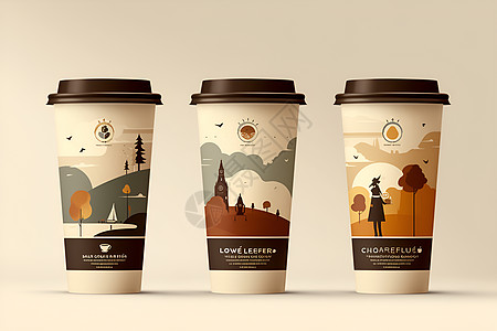 咖啡杯包装设计图片
