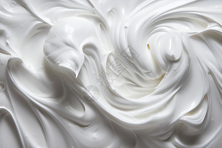 白色奶油漩涡图片