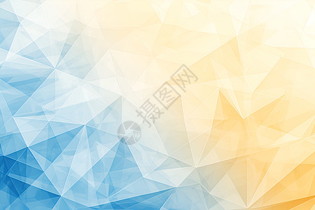 蓝黄色几何玻璃纹理图片
