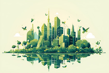 环保设计的城市图片