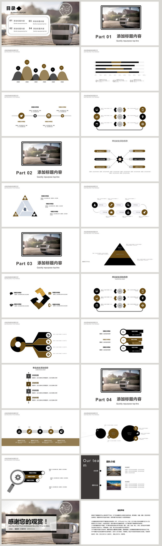 文艺工作汇报PPT模版