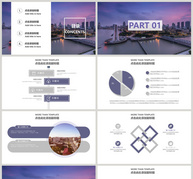 紫色商务职业规划PPT模板ppt文档