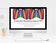 酷炫彩色企业管理&团队精神培训PPT模板图片