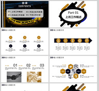 简约月度工作报告PPT模版ppt文档