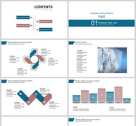 简约医学医疗工作汇报总结PPT模板ppt文档