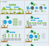 绿色环保宣传讲座PPT模板ppt文档