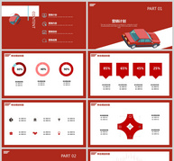 简约汽车营销策划PPT模板ppt文档