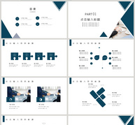 简约个人述职报告PPT模板ppt文档