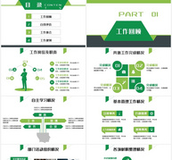 绿色清新简约PPT模板ppt文档