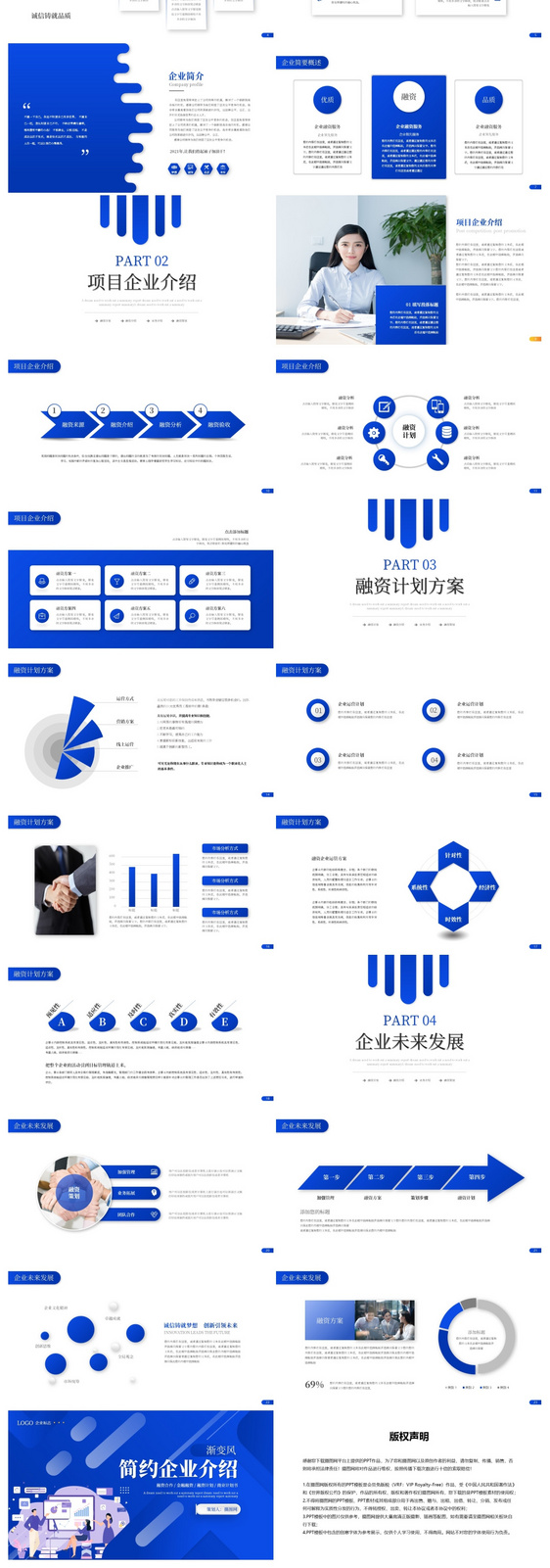 产品介绍项目介绍产品融资计划书ppt模板