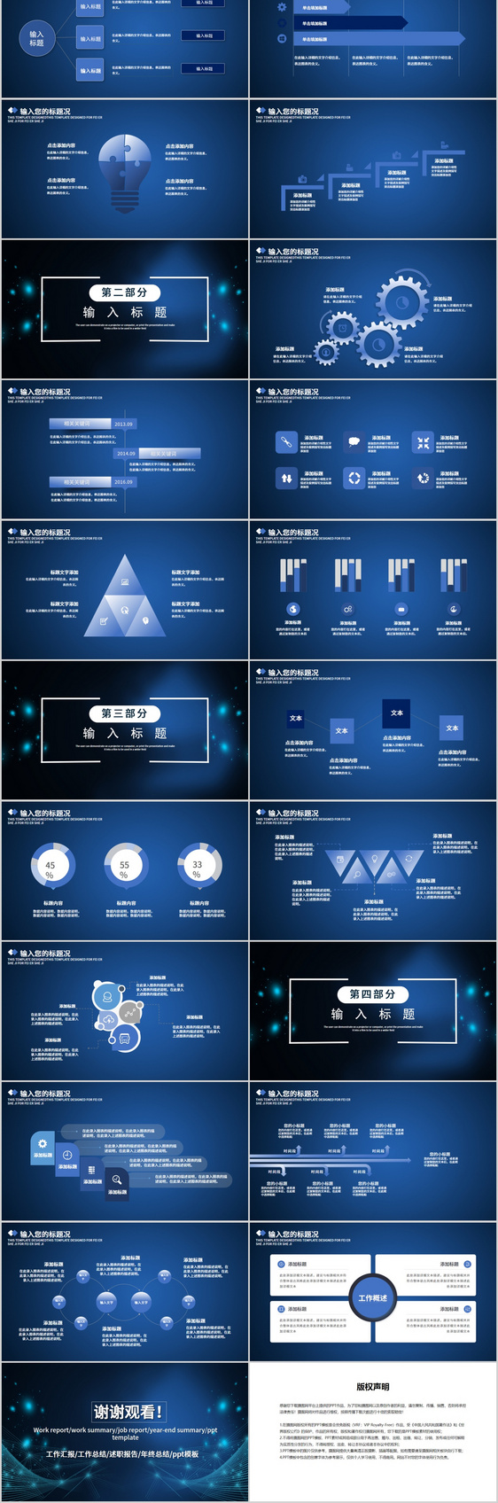 年终述职报告PPT模板