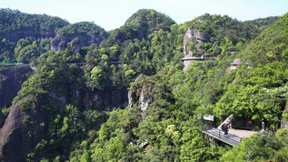 浙江台州神仙居风景区视频素材