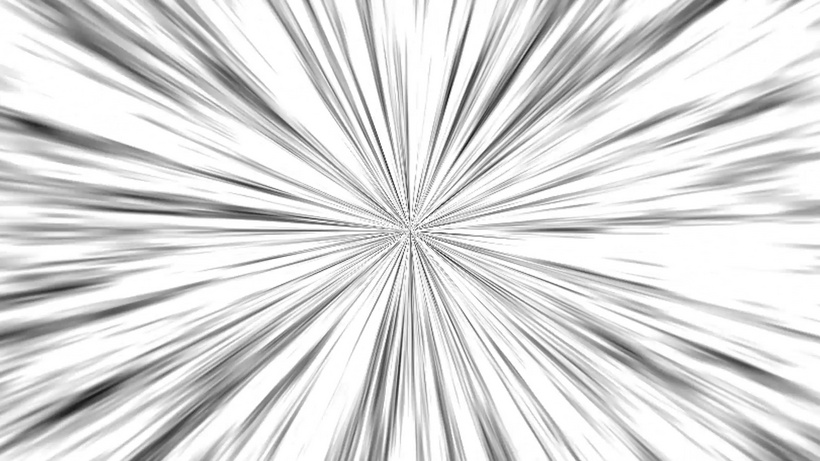 黑色线漫画速度线效果带通道ae模版漫画作品mov