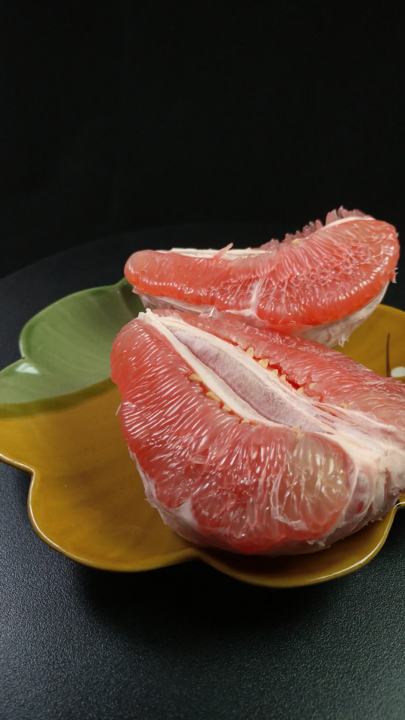 有机生态水果红心柚柚子4k实拍视频生态群