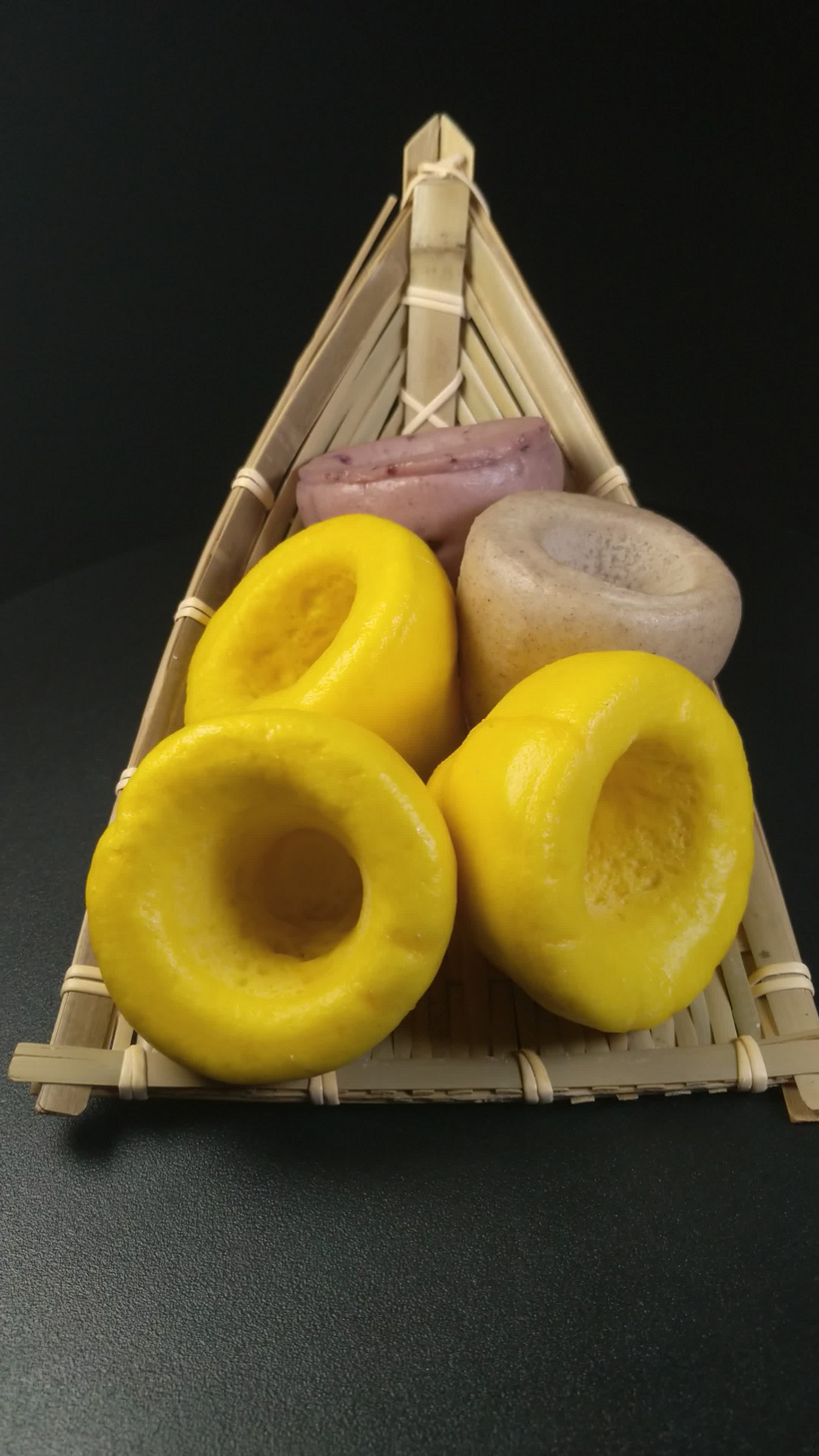 农家美食杂粮窝窝头自种