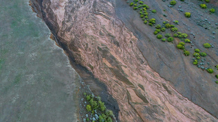 河谷峡谷航拍素材自然风光视频素材
