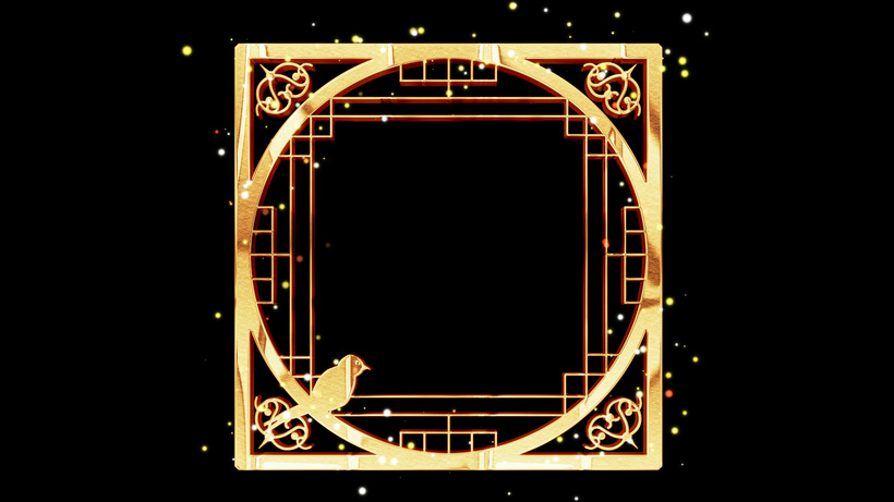 相框粒子遮罩动画ae元素漫画作品mov