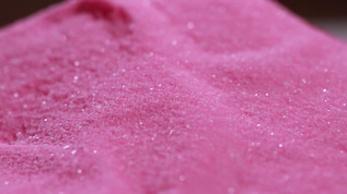 粉色荧光粉夜光粉[发光粉]视频模板下载