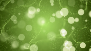 4K绿色清新粒子背景视频素材