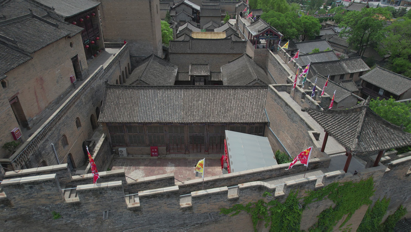 5a景点山西晋城古建筑皇城相府内城院落细节视频国公府