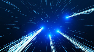 科技感光线穿梭背景转场视频模板下载