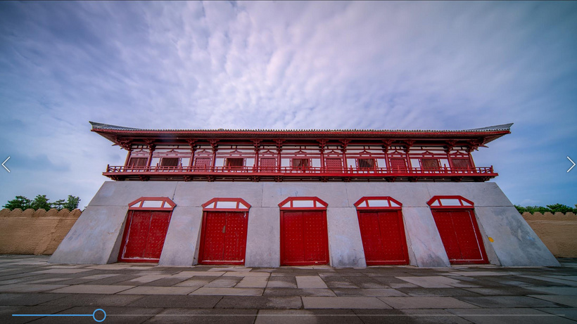 西安大明宫丹凤门微缩版宣政殿mp4