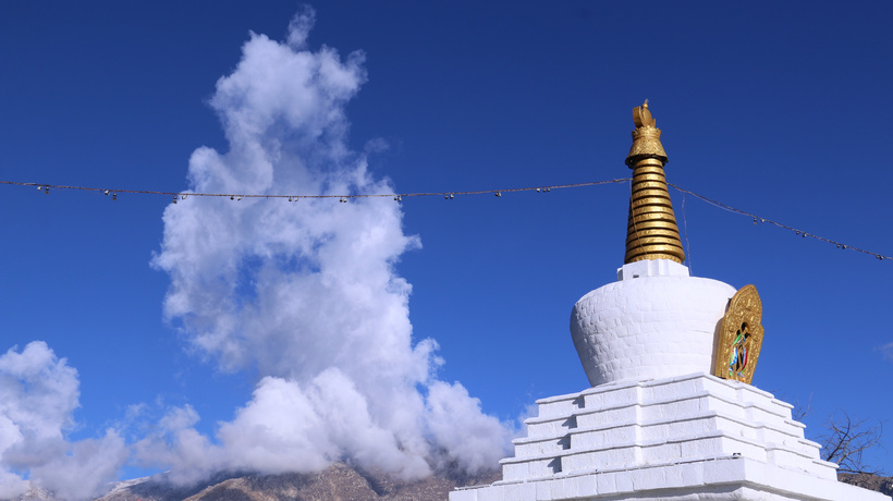 金塔山雾延时慢动作