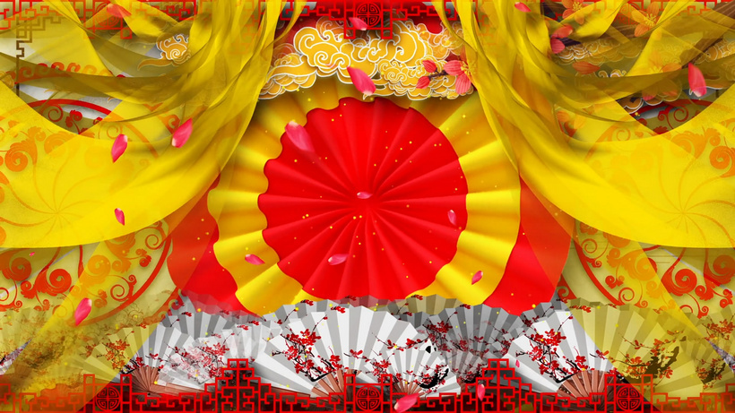 二人转小品舞台背景素材选题mov