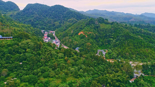 广西青山绿水旅游景区航拍视频素材