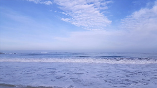 阿根廷南端海岸线海浪视频素材