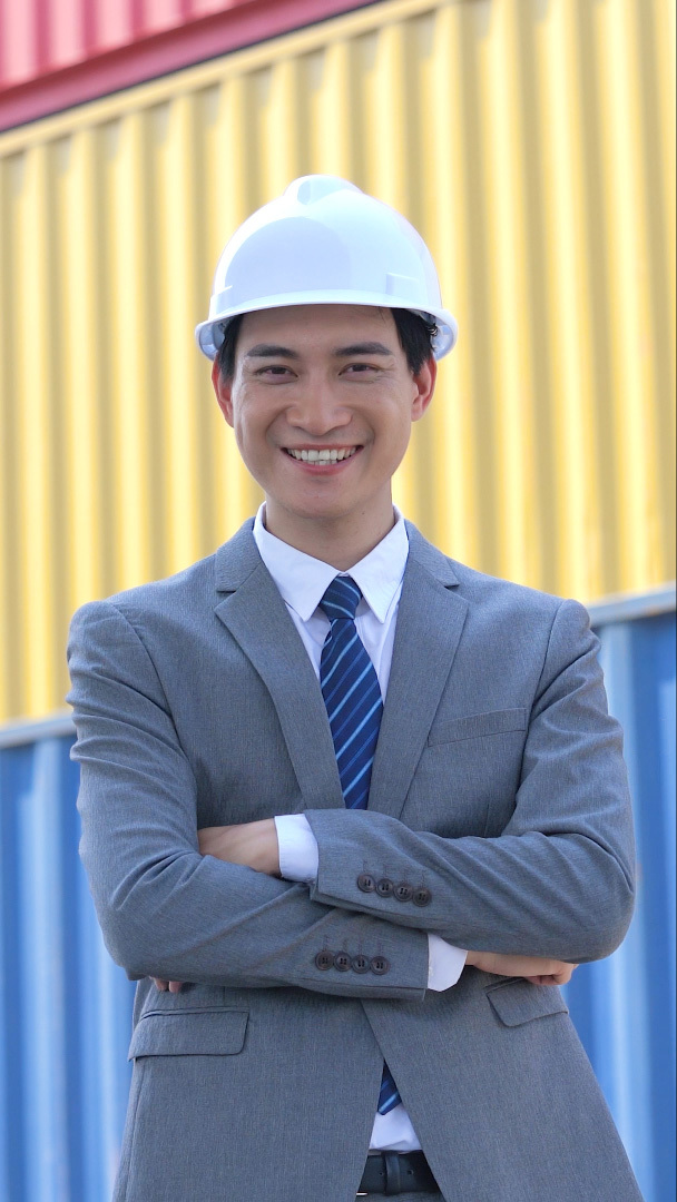 微笑的工程师形象mp4