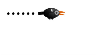 乌鸦飞过[傻鸟]视频模板下载