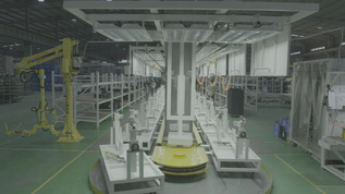 制造实拍机器汽车配件生产线工人制造厂视频素材