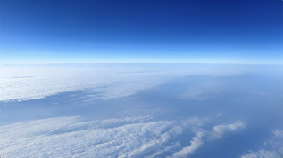 飞机云层大气层高空景色[大气圈]视频模板下载