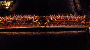 4K航拍上海外白渡桥 视频素材
