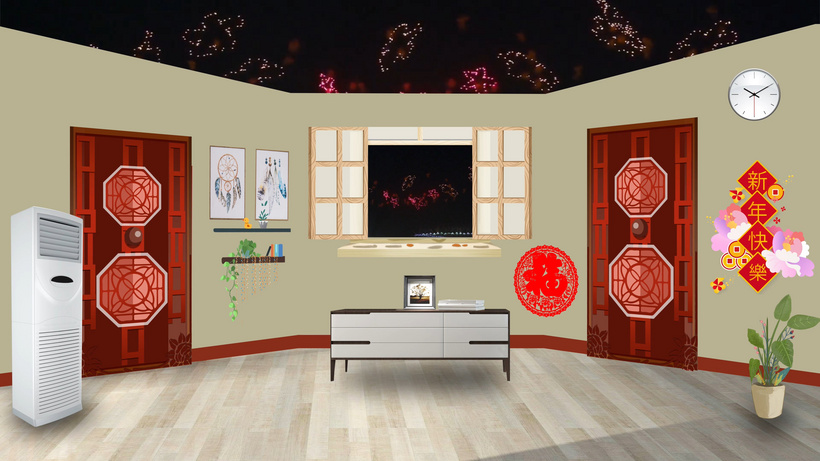 室内家庭小品背景[六口之家]mp4格式视频下载_正版视频编号77526-摄