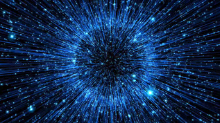 粒子球散射舞台背景[入射]视频模板下载