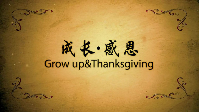 唯美成长感恩文字故事开场ae模板整场